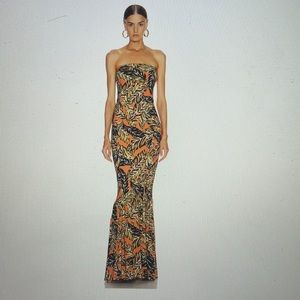 Norma Kamali Strapless Fishtail Gown; limited edition design